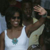 Michelle Obama 'reina' en Roma