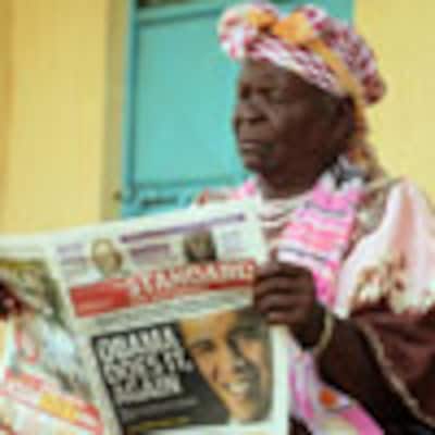 El orgullo de Sarah, la abuela keniata de Barack Obama