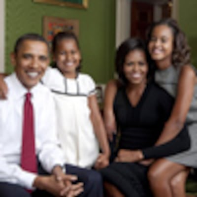 Primer retrato oficial de la familia Obama