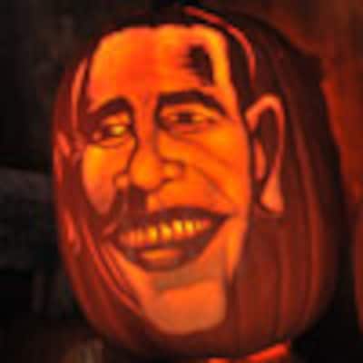 Los Obama, Brad Pitt y Angelina Jolie, Michael Jackson o los protagonistas de 'Crepúsculo' decoran las calabazas en Halloween