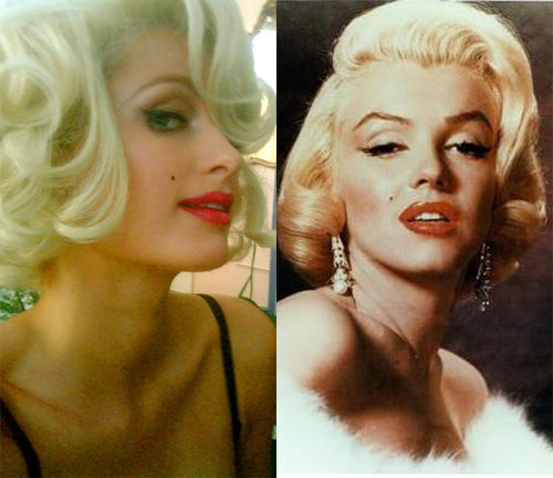 Paris Hilton rinde su particular homenaje a Marilyn Monroe en el anuncio de su nuevo perfume