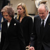 Los Reyes y las infantas Elena y Cristina presiden el funeral por Juan Antonio Samaranch en la catedral de Barcelona