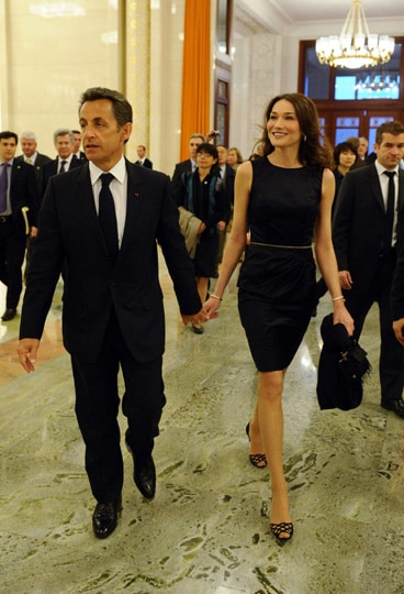 Nicolás Sarkozy y Carla Bruni