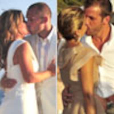 Los jugadores de la selección holandesa, contagiados por el apasionado beso de Iker Casillas y Sara Carbonero