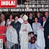 Esta semana en ¡Hola!: Bautizo de los mellizos de Luis Alfonso y Margarita de Borbón, en el Vaticano