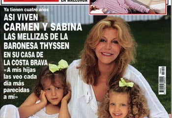 Esta semana en ¡HOLA!: Así viven Carmen y Sabina, las mellizas de la Baronesa Thyssen en su casa de la Costa Brava