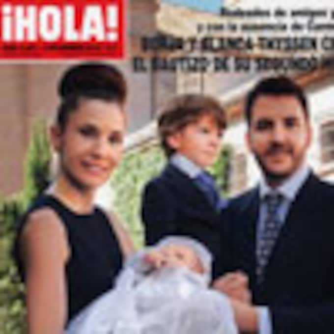 Exclusiva en ¡HOLA!: Borja y Blanca Thyssen celebran el bautizo de su segundo hijo, Eric