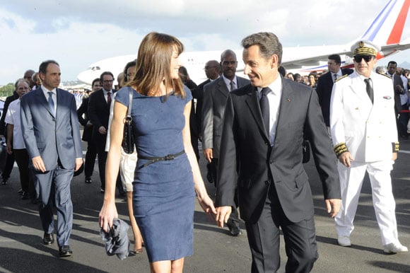 Carla Bruni, Nicolás Sarkozy