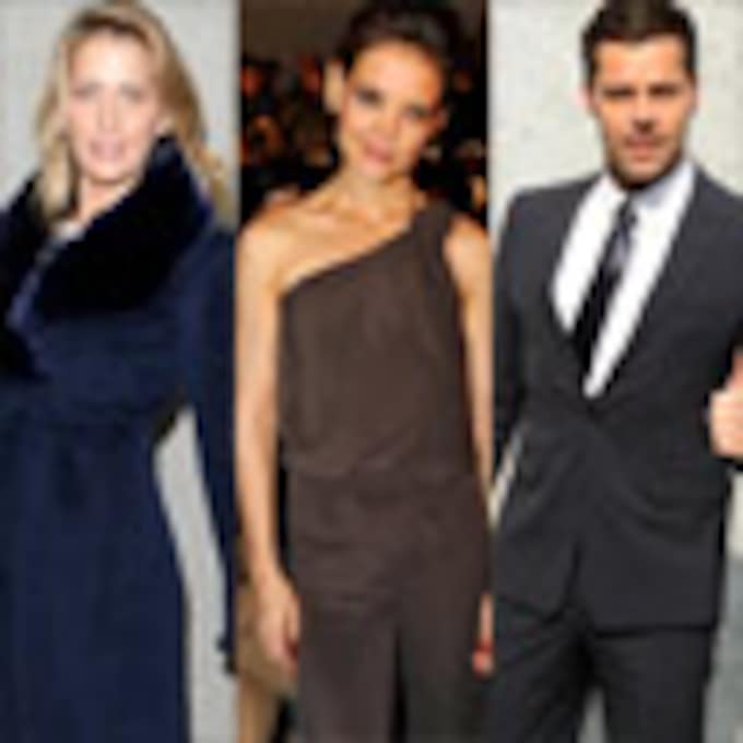 Tatiana Blatnik, Katie Holmes, Ricky Martin, Sylvie Van der Vaart... se rinden ante la moda italiana