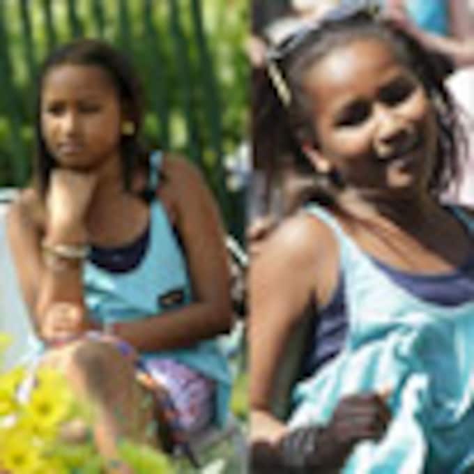 Las hijas de Obama, aburridas durante la Carrera de Huevos de Pascua que finalmente animó Willow Smith