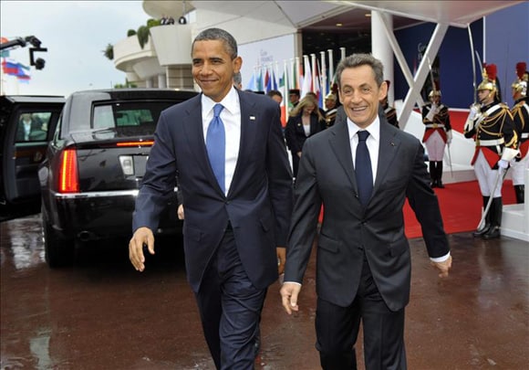 Obama y Sarkozy