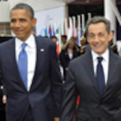 Nicolás Sarkozy bromea con Obama sobre su reciente paternidad: 'Afortunadamente, la niña ha salido físicamente a su madre'