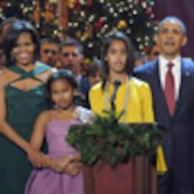 La familia Obama canta en un concierto navideño junto a Justin Bieber y Jennifer Hudson