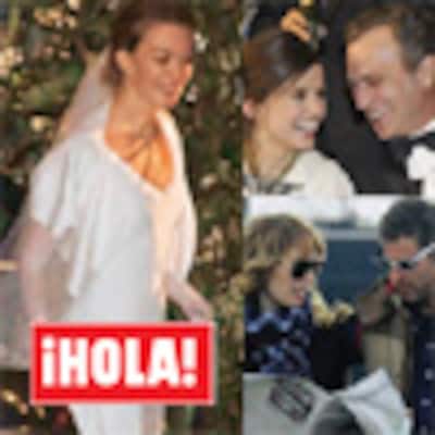 La revista ¡HOLA! desvela la única foto del vestido de novia de cuerpo entero de Marta Ortega