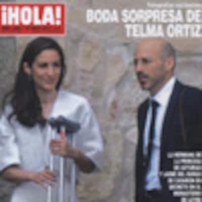 Fotografías exclusivas en ¡HOLA!: La boda sorpresa de Telma Ortiz