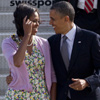 Barack y Michelle Obama, unidos y entrañables delante y detrás de las cámaras