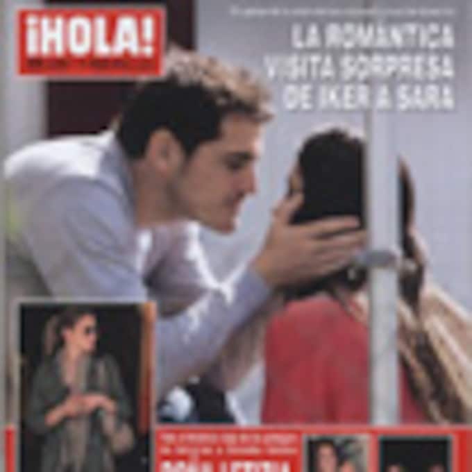 En ¡HOLA!: La romántica visita sorpresa de Iker Casillas a Sara Carbonero