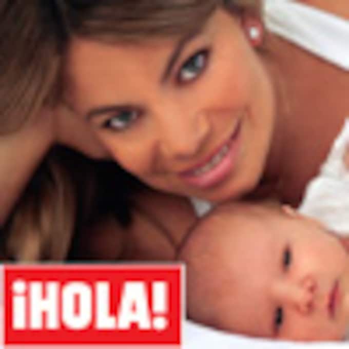 En ¡HOLA!: Carla Goyanes, una mamá feliz con su hijo recién nacido en su casa de Miami