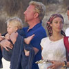 Boris Becker, de vacaciones en España con sus hijos, su mujer y su exmujer