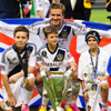 ¡Ganamos! David Beckham, arropado por sus hijos en su despedida de los Galaxy