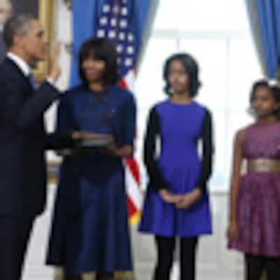 Sasha Obama en el juramento del presidente de Estados Unidos por segunda vez: 'Buen trabajo, papá. No la fastidiaste'
