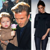 David Beckham y Harper celebran con Victoria el éxito de su desfile en Nueva York