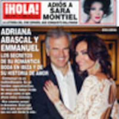 Exclusiva en ¡HOLA!: Adriana Abascal y Emmanuel, los secretos de su romántica boda en Ibiza y de su historia de amor