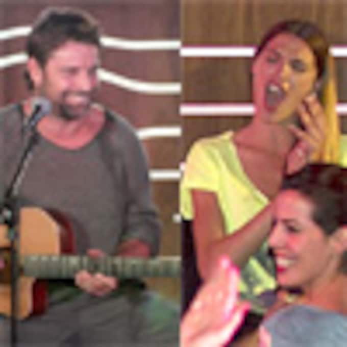 Laura Sánchez 'da el cante' en el concierto de su chico junto a Verónica Hidalgo, Patricia Martínez y Curi Gallardo