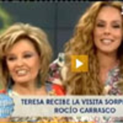 Rocío Carrasco reaparece en televisión para sorprender a María Teresa Campos