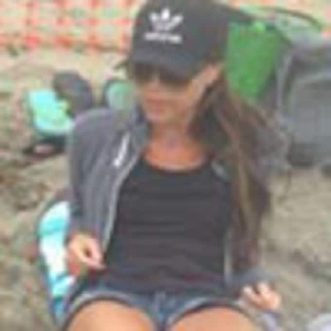 Victoria Beckham y su 'poco glamuroso' día de playa