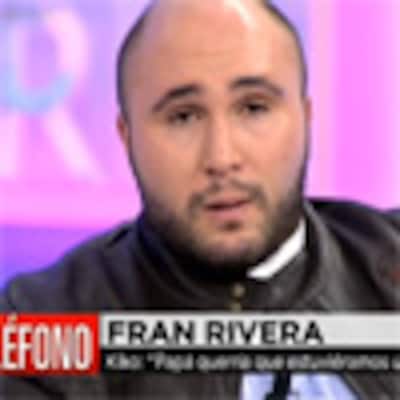 Kiko Rivera se reconcilia en televisión con Francisco Rivera: 'Papá querría que estuviéramos unidos'