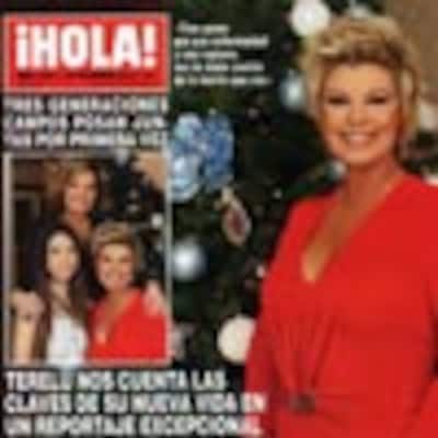 En ¡HOLA!, Terelu Campos nos cuenta las claves de su nueva vida en un reportaje excepcional; Norma Duvaly las hijas de su hermana Carla, fotografiadas por primera vez juntas en Navidad y más...