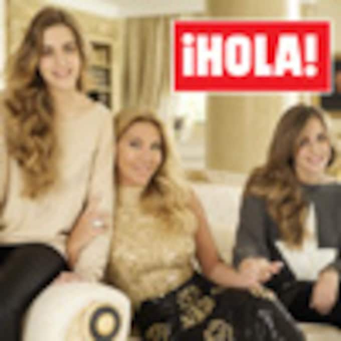 Exclusiva en ¡HOLA!: Norma Duval posa por primera vez con las hijas gemelas de su hermana, que viven con ella tras fallecer Carla