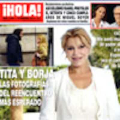 En ¡HOLA!: Las declaraciones de Tita y Borja Thyssen tras su reencuentro más esperado
