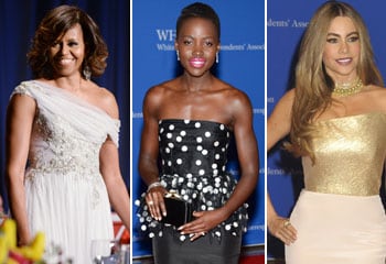 Michelle Obama, una elegante anfitriona de Lupita Nyong'o, Sofía Vergara, Irina Shayk... en la cena de corresponsales de la Casa Blanca