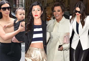 Kim reúne al clan Kardashian en una exclusiva cena en París a dos días de su boda en Florencia