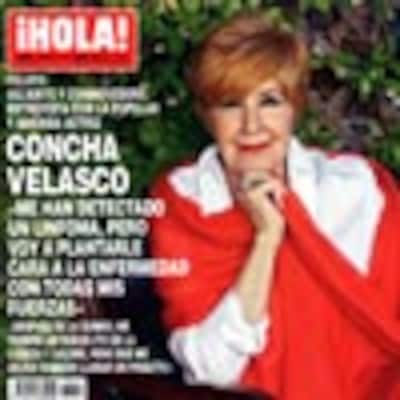 Exclusiva en ¡HOLA!, valiente y conmovedora entrevista con Concha Velasco: 'Me han detectado un linfoma, pero voy a plantarle cara a la enfermedad con todas mis fuerzas' y más...