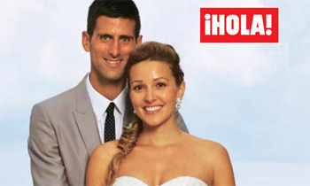 Exclusiva mundial en ¡HOLA!: Novak Djokovic se casa con Jelena Ristic