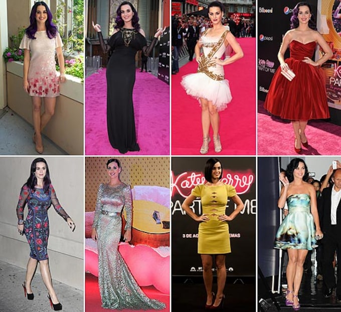 Los 'looks' de Katy Perry durante la promoción de su documental 'Part of me'