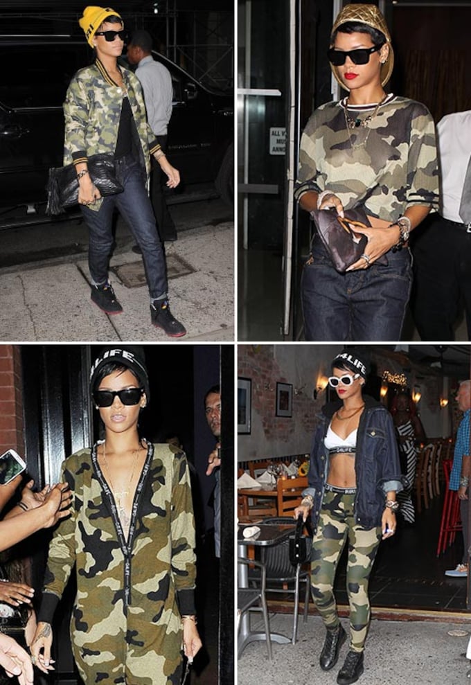 El 'street style' más guerrero de Rihanna