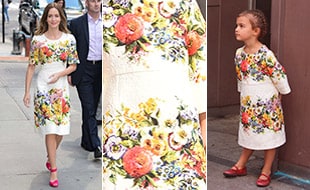 Un vestido de flores, para una batalla 'fashion' intergeneracional