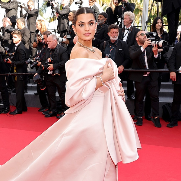 El impresionante regreso de Marta Lozano a Cannes tras ser mamá: un vestidazo de seda 'made in Spain'