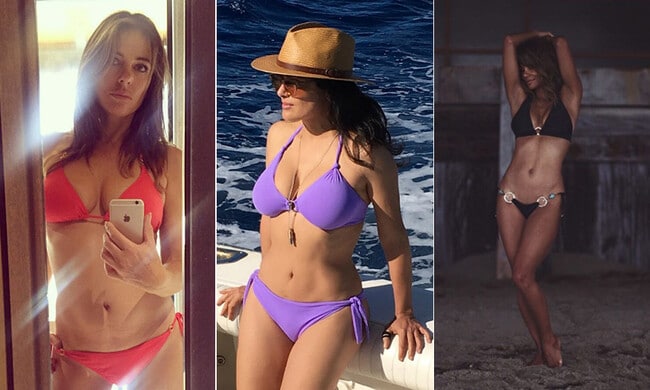 Celebrities over 50 show off their amazing bikini bodies