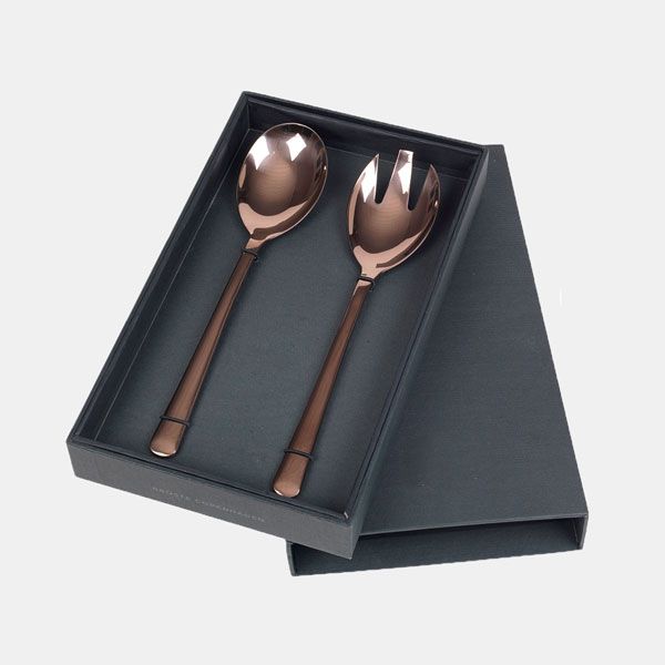 Cubiertos para ensalada de Titanio