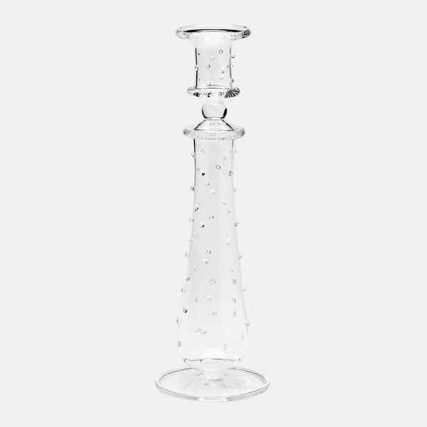 Portavelas de cristal