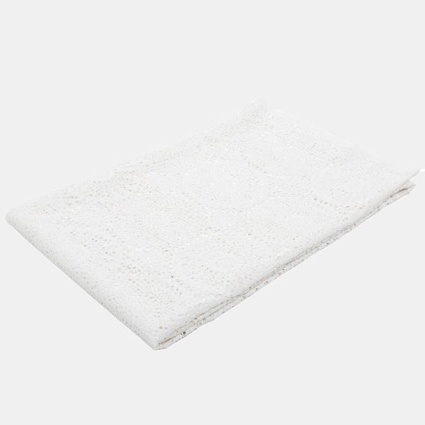Mantel blanco de encaje
