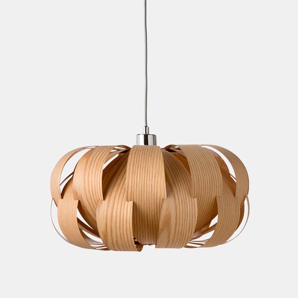 Lámpara de madera
