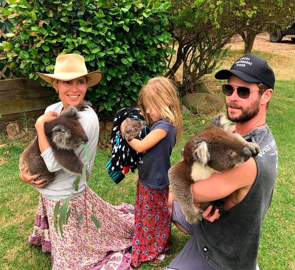 elsa pataky koalas australia