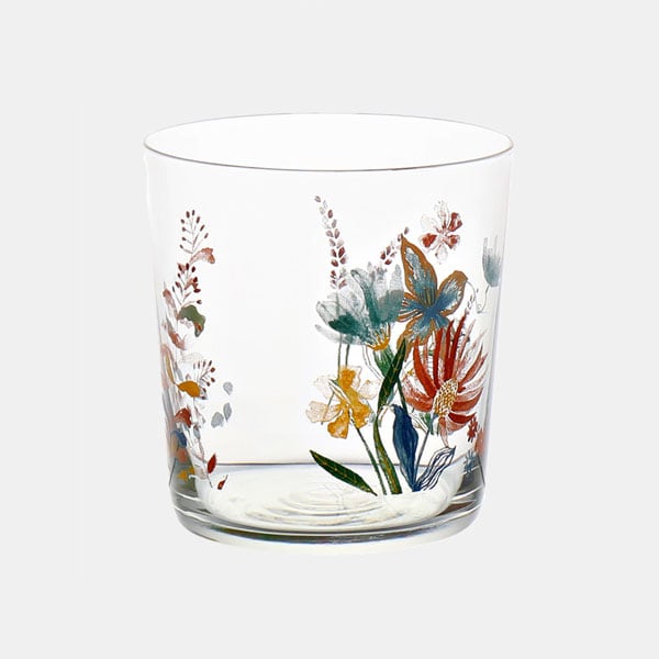 Vaso con motivos florales