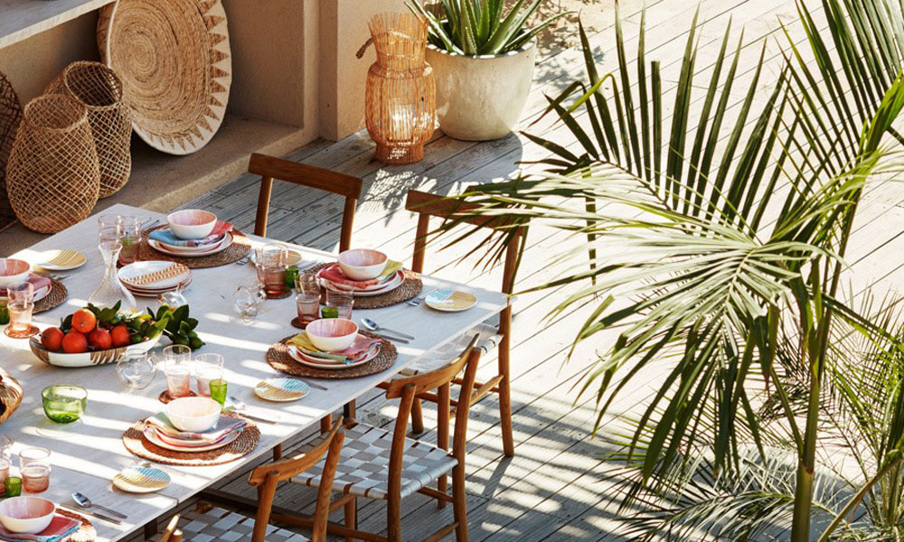 Transforma tu terraza en el mejor restaurante con las piezas de decoración más exquisitas